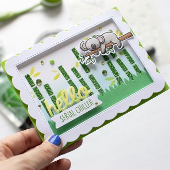 Heffy Doodle Build-a-Bamboo  Stencil - Schablone