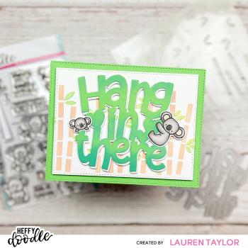 Heffy Doodle Build-a-Bamboo  Stencil - Schablone