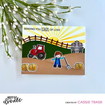 Heffy Doodle Farmyard Fun   Clear Stamps - Stempel 