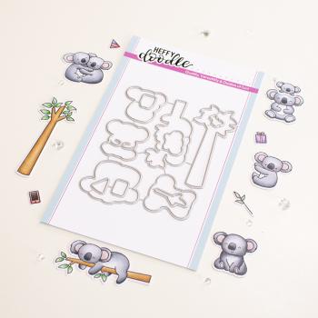 Heffy Doodle Koality Hugs  Cutting Dies - Stanze