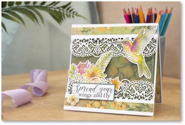 Crafters Companion -Hummingbird  - Vellum Pad-  Transparentpapier