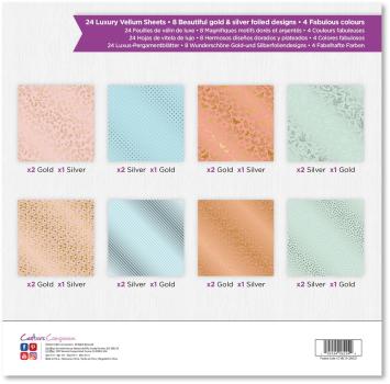 Crafters Companion -The Classic Collection - Vellum Pad- 12" Transparentpapier