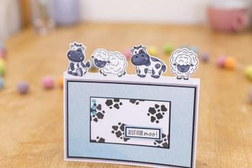 Gemini Cute Character Ewe Make Me Happy   - Stempel & Stanze 