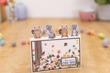 Gemini Cute Character Otterly Amazing  - Stempel & Stanze 