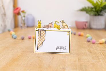 Gemini Cute Character Paw-sitively Perfect  - Stempel & Stanze 