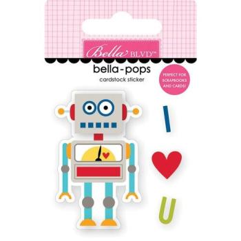 Bella BLVD Mr. Robot  Bella Pops -3 D Sticker