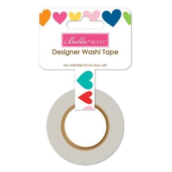 Bella BLVD Oh My Heart .625  Washi Tape 