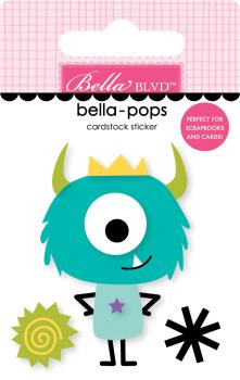 Bella BLVD Little Monster  Bella Pops -3 D Sticker