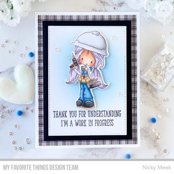 My Favorite Things Stempelset "Work in Progress" Clear Stamp Set