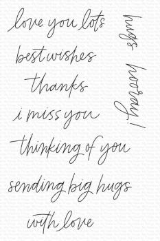 My Favorite Things Stempelset " Everyday Scripted Greetings " Clear Stamp