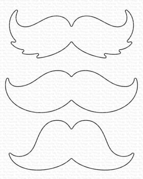 My Favorite Things Die-namics "Mustache Trio" | Stanzschablone | Stanze | Craft Die