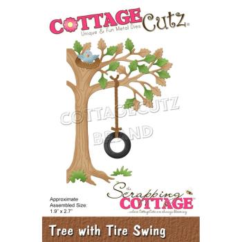 Scrapping Cottage Die - Tree With Tire Swing