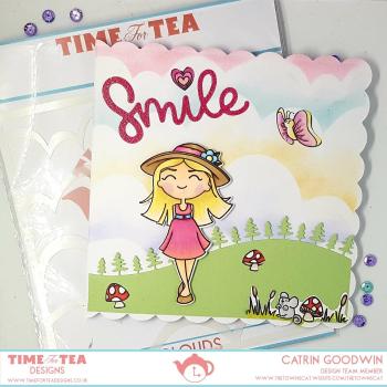 Time For Tea Clear Stamps Designs Butterflies 