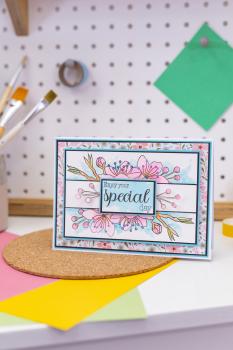 Crafters Companion - Delicate Blossom - Clear Stamps