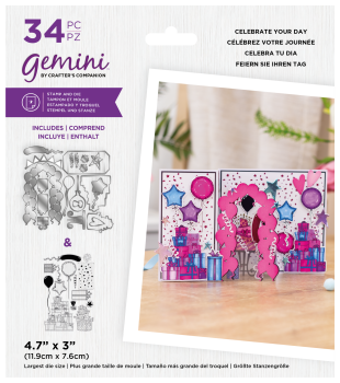 Gemini  3D Scene Builder Celebrate Your Day  - Stempel & Stanze 