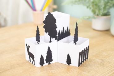 Gemini  3D Scene Builder Woodland Beauty  - Stempel & Stanze 