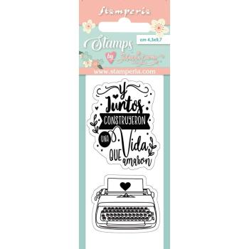 Stamperia Stempel "Typewriter" Clear Stamps