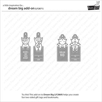 Lawn Fawn Craft Dies - "Dream Big Add-On" - Stanzen