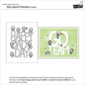 Lawn Fawn Stempelset "Tiny Sports Friends" Clear Stamp