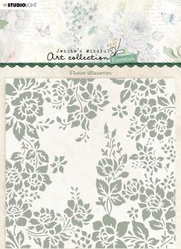 Studio Light - Flower Silhouettes Essentials 3D Embossing Folder