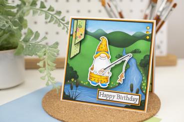 Crafters Companion - Garden Gnomes  - Clear Stamps