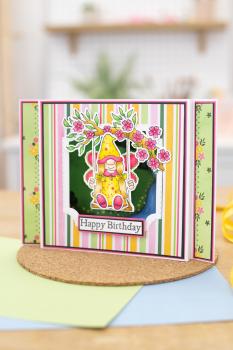 Crafters Companion -Garden Gnomes - 12" Paper Pack