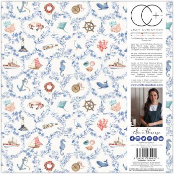 Craft Consortium Papierblock 12x12" Ocean Tale 