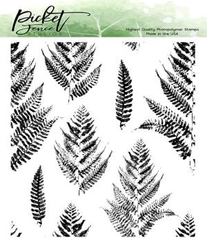 Picket Fence Studios "Grunge Foliage " Clear Stamps 