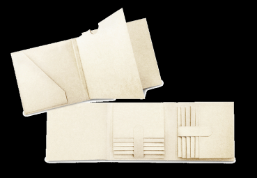 Graphic 45 "Trifold Waterfall Folio Album Ivory"