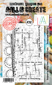 AALL and Create  Background Mash Up  Stamps - Stempel A6