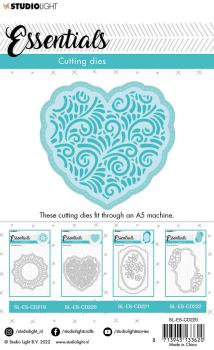 Studio Light Die Cut - Stanze - Romantic Heart 