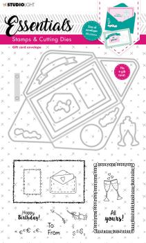 Studio Light -  Stempel mit Stanze Gift Card Envelope Stamp & Die 