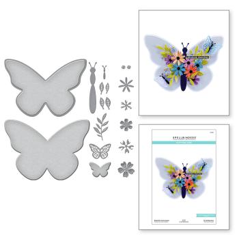 Spellbinders Dies "Butterfly Card Creator Etched" Stanzschablonen