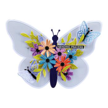 Spellbinders Dies "Butterfly Card Creator Etched" Stanzschablonen