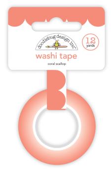 Doodlebug Design "Coral Scallop" Washi Tape 