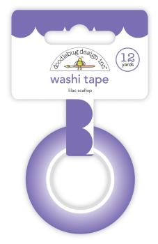 Doodlebug Design "Lilac Scallop" Washi Tape 