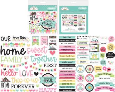 Doodlebug Design "My Happy Place Chit Chat" Stanzteile