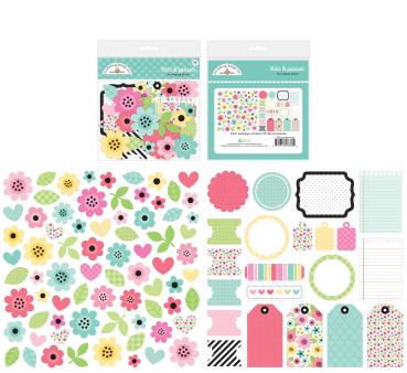 Doodlebug Design "My Happy Place Bits & Pieces" Stanzteile