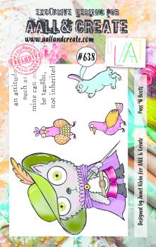 AALL and Create  Puss 'N Boots  Stamps - Stempel A7