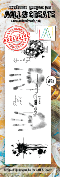 AALL and Create  Handprints  Stamps - Stempel  Border 