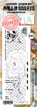 AALL and Create  Postal Rose  Stamps - Stempel  Border 