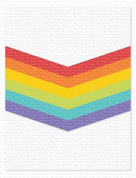 My Favorite Things Die-namics "Chevron Stripes" | Stanzschablone | Stanze | Craft Die