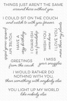 My Favorite Things Stempelset "Couch Potato" Clear Stamp