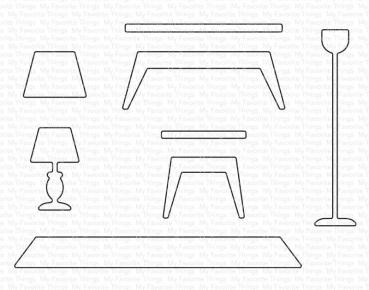 My Favorite Things Die-namics "Fundamental Furnishings" | Stanzschablone | Stanze | Craft Die