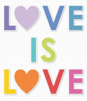 My Favorite Things Die-namics "Love Is Love Shadows" | Stanzschablone | Stanze | Craft Die