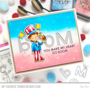 My Favorite Things Stempelset "You Make My Heart Go Boom" Clear Stamp Set