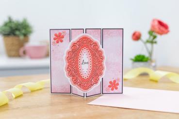 Gemini Ornate Pop-Out Baroque Oval Create-a-Card Dies  - Stanze - Barockes Oval 