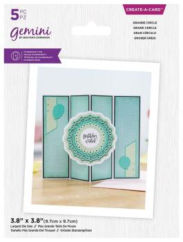 Gemini Ornate Pop-Out Grande Circle Create-a-Card Dies  - Stanze - Großer Kreis 