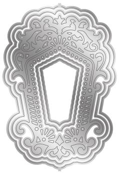 Gemini Ornate Pop-Out Majestic Damask Create-a-Card Dies  - Stanze - Majestätischer Damast