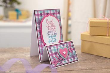 Crafters Companion - Friends for Life - Impossible to Forget - Clear Stamps